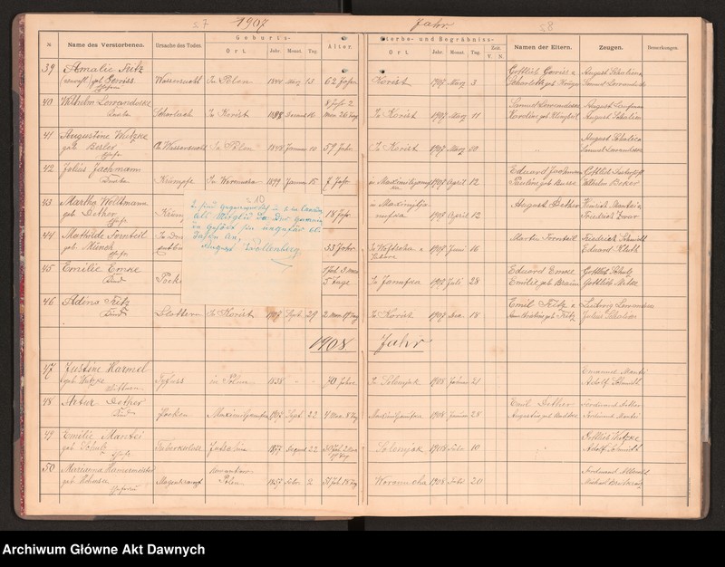 image.from.unit.number "Gmina Kołowert(a); Wołyń, pow. Równe (gub. wołyńska, zabór rosyjski, następnie woj wołyńskie). Księga zgonów"