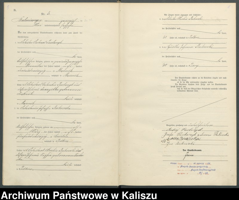 Obraz 9 z jednostki "[Księga małżeństw]"