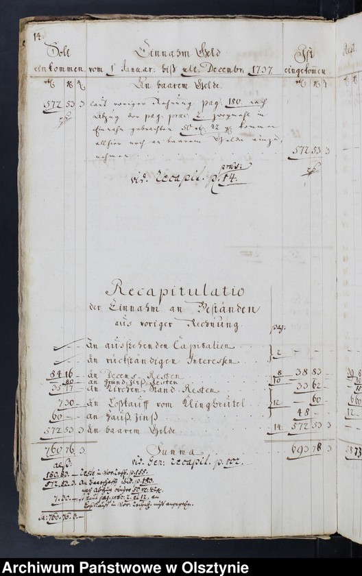 image.from.unit.number "Jahr-Rechnung von aller Einnahme und Ausgabe-Geld, wie auch Bau Rechnung"