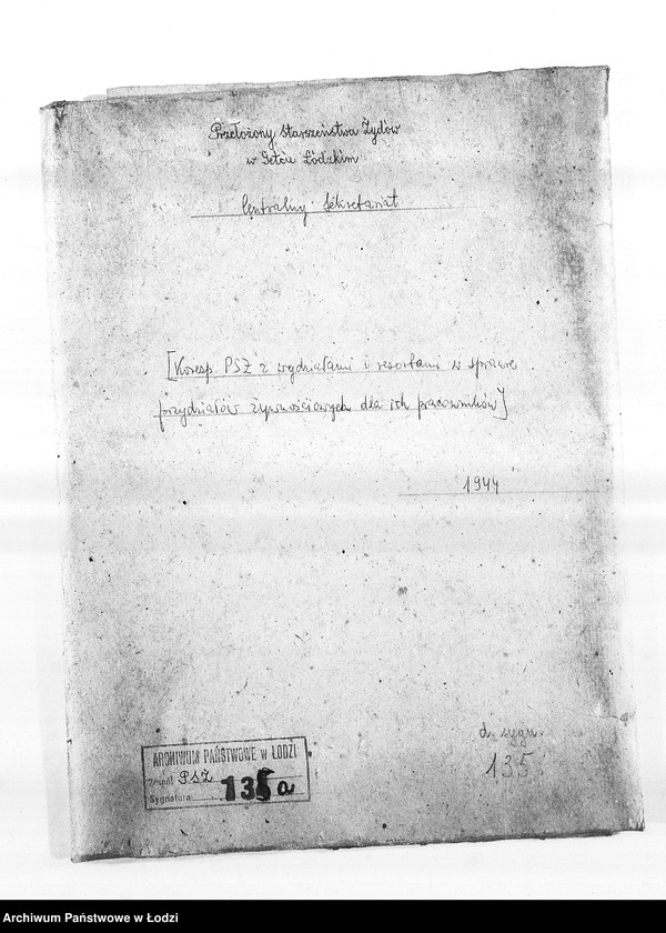 Obraz 3 z jednostki "[Korespondencja PSŻ z wydziałami i resortami w sprawie przydziałów żywnościowych dla ich pracowników]"