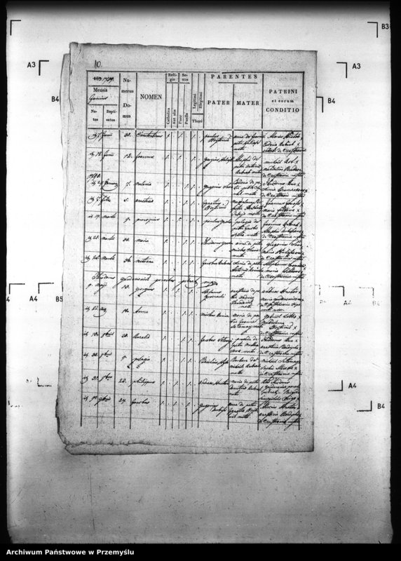 image.from.unit.number "[Kopie ksiąg metrykalnych parafii Pełniatycze z filiami Cząstkowice, Czelatyce, Roźwienica, Rożniatów, Rudołowice, Wola Roźwienicka (dekanat Pruchnik)]"