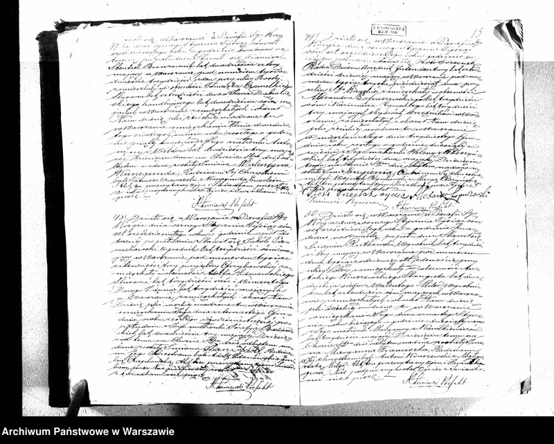 Obraz 20 z jednostki "Akta urodzeń, małżeństw i zgonów"