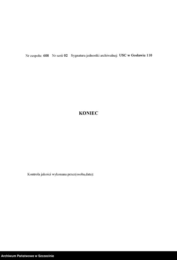 Obraz 20 z jednostki "Heiratsregister"