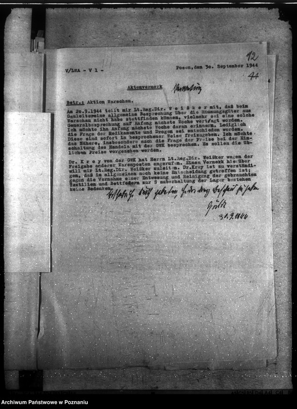 Obraz 17 z jednostki "Aktion Warschau. Verwertungen"