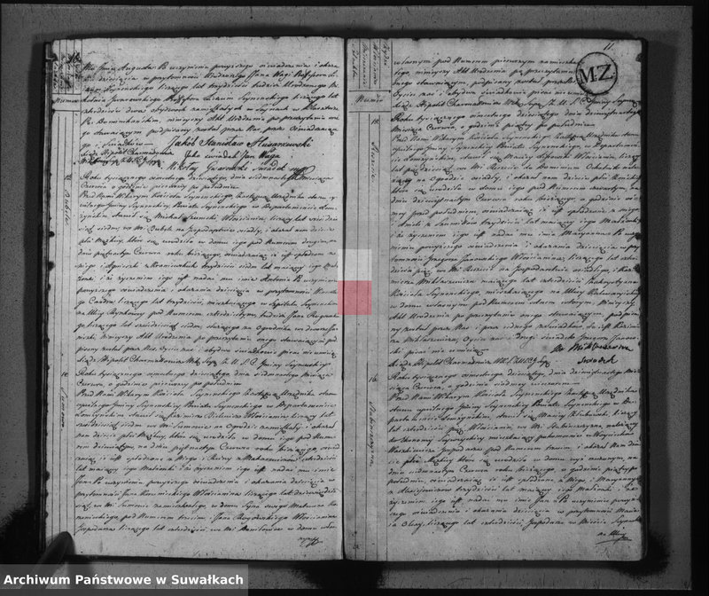 image.from.unit.number "Akta stanu cywilnego urodzonych w gminie seyneńskiey od 1-go maja 1810 roku"