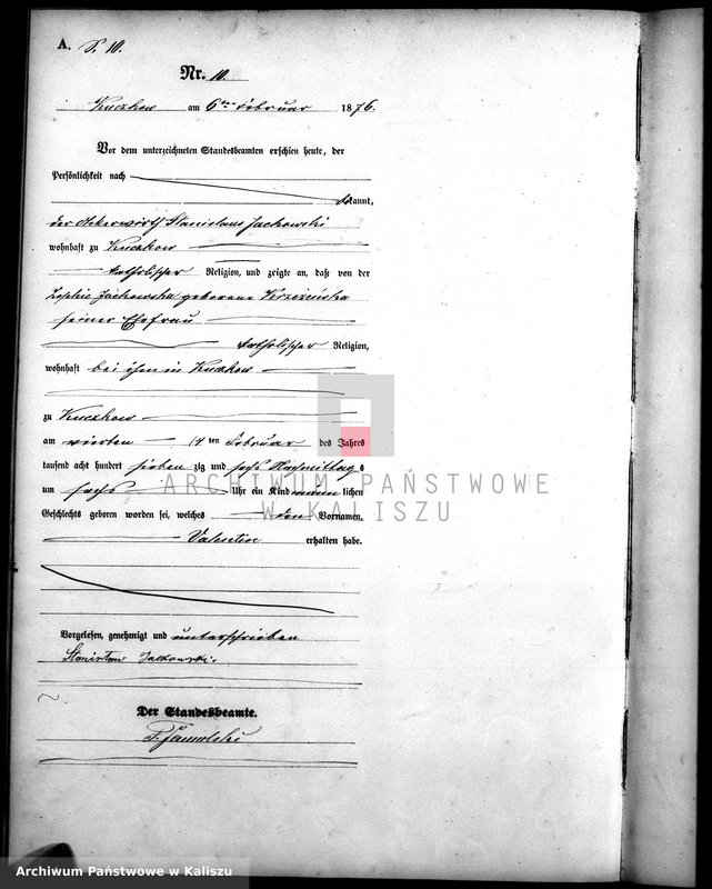 Obraz 13 z jednostki "[Księga urodzeń]"