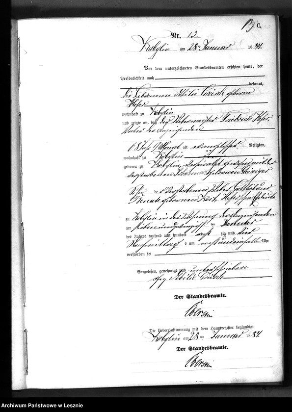 Obraz 14 z jednostki "[Księga zgonów]"