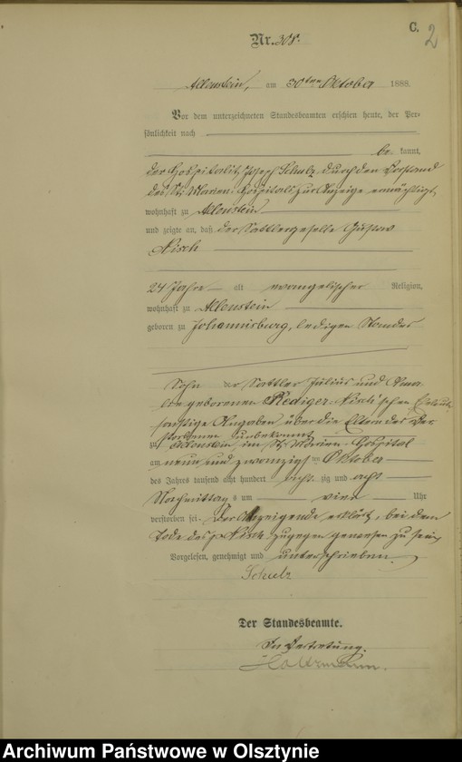 image.from.unit.number "Sterbe-Haupt-Register Tom II,Nr 308 - 394"