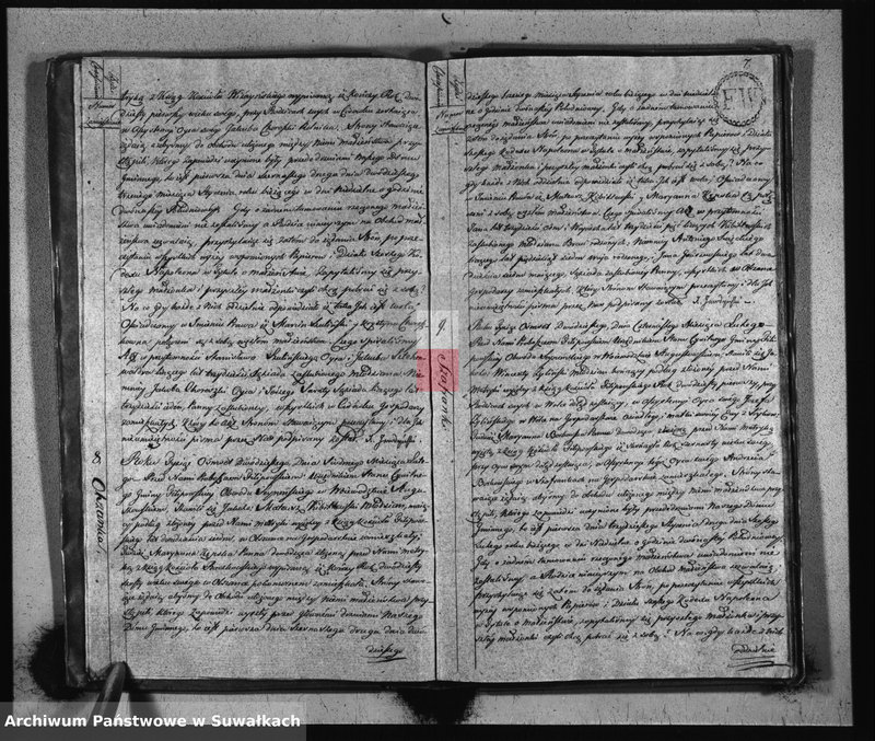image.from.unit.number "Akta Zaślubienia Gminy Filipowskiey od Dnia 1 Stycznia do d. 31 Grudnia 1820 r."
