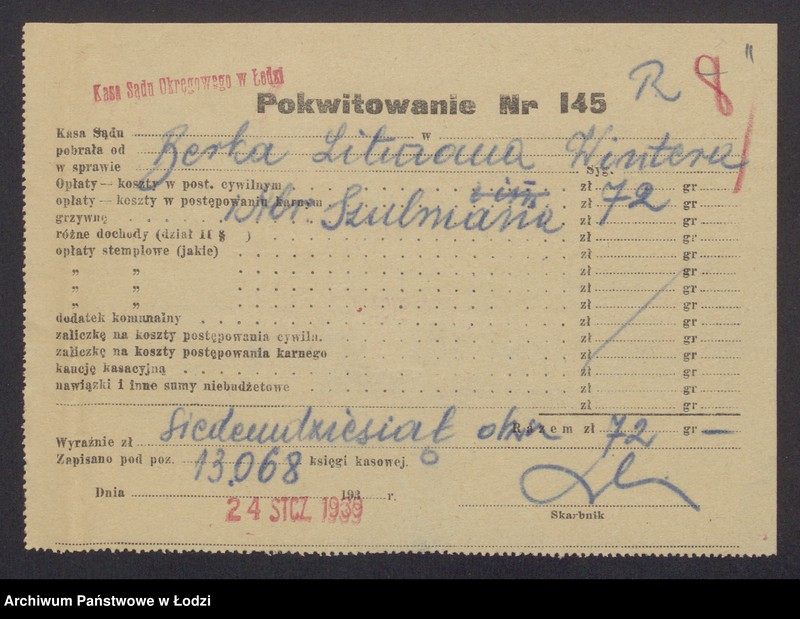 Obraz 13 z jednostki "Berek – Litman Winter, Abram Szulman – wytwórnia konfekcji w Brzezinach"