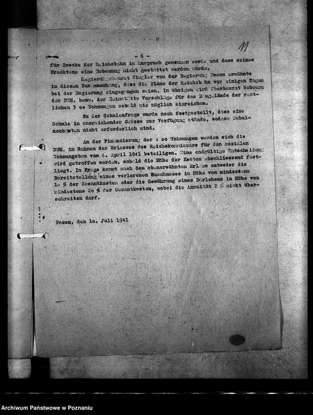 Obraz 15 z jednostki "Projekt budowy mieszkań dla pracowników D.W.M w Poznaniu"