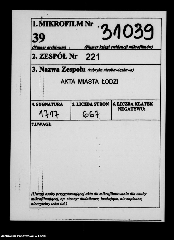 Obraz 2 z jednostki "Akta tyczące się komissoriów w rozmaitych zdarzeniach"