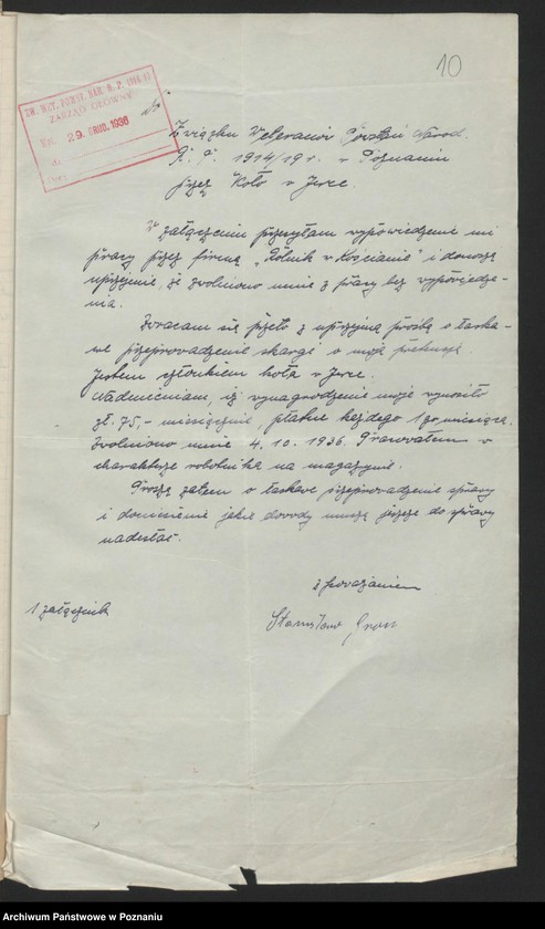 Obraz 15 z jednostki "Jerka, powiat Kościan akta koła."