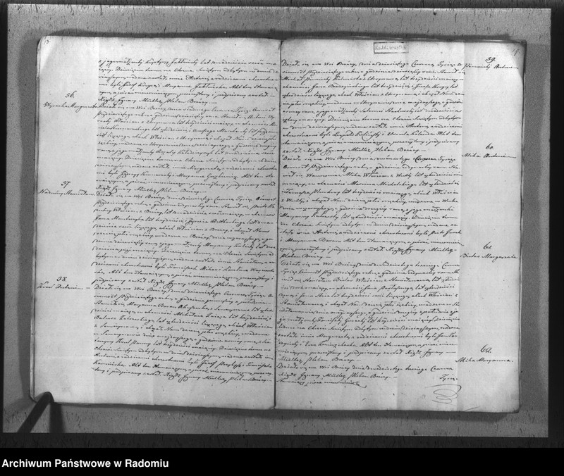 Obraz 13 z jednostki "[Duplikat akt urodzonych, zaślubionych i zmarłych parafii Brzóza w roku 1850]"