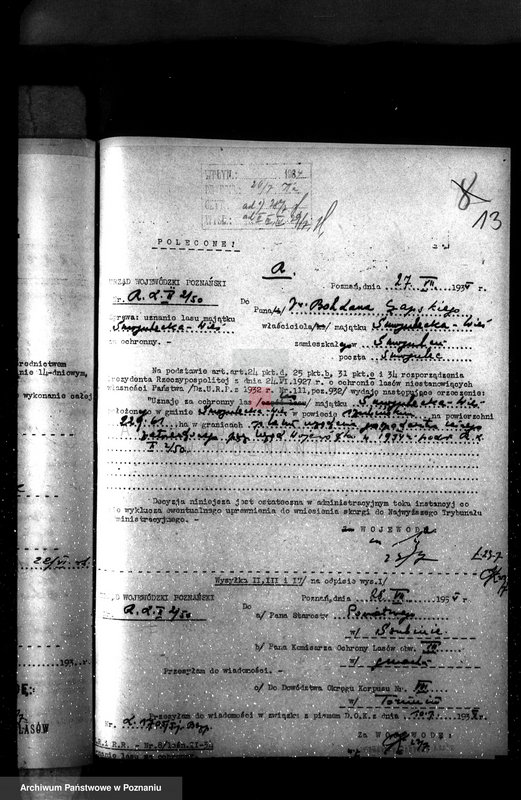 Obraz 17 z jednostki "Majętność /leśna/ Smogulecka Wieś powiat szubiński"