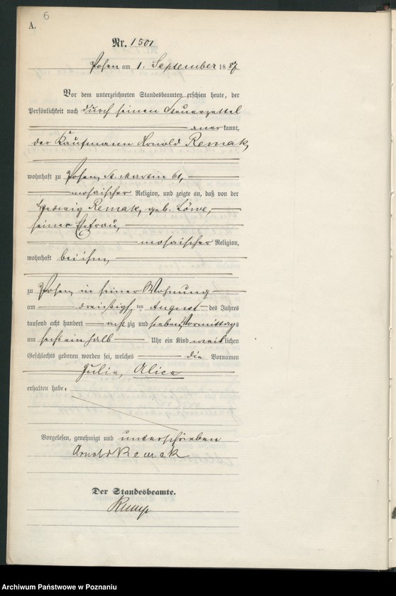 Obraz 9 z jednostki "Księga urodzeń t. IV"