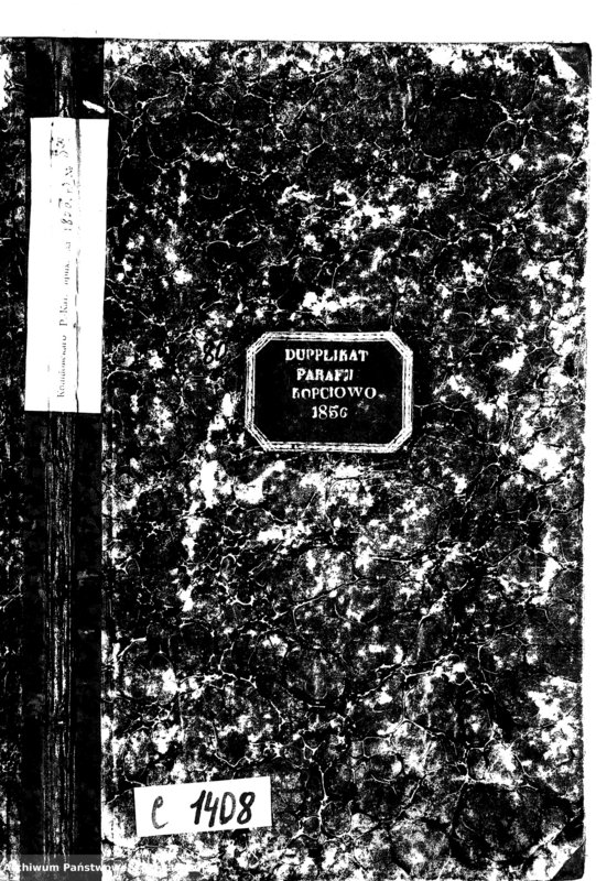 Obraz 2 z jednostki "Duplikat Parafii Kopciowo 1856"