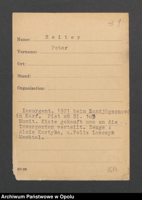 Obraz 3 z jednostki "[Reiter Peter]"
