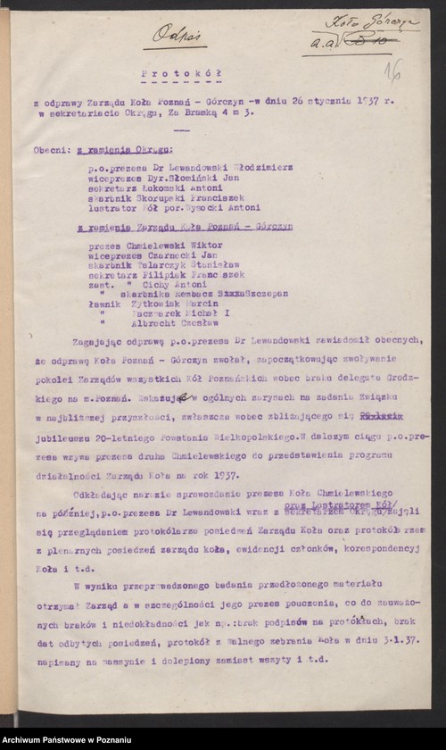 Obraz 20 z jednostki "Poznań - Górczyn."