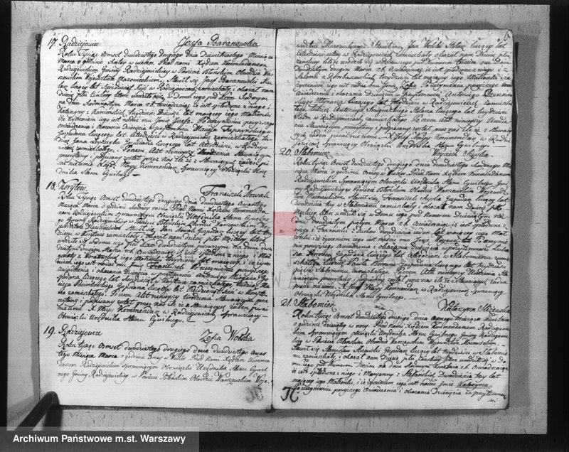 Obraz 8 z jednostki "Akta urodzeń, małżeństw, zgonów"