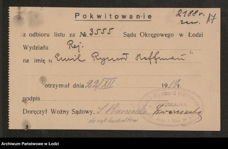 Obraz 19 z jednostki "Emil Ryszard Hoffmann – przędzalnia"