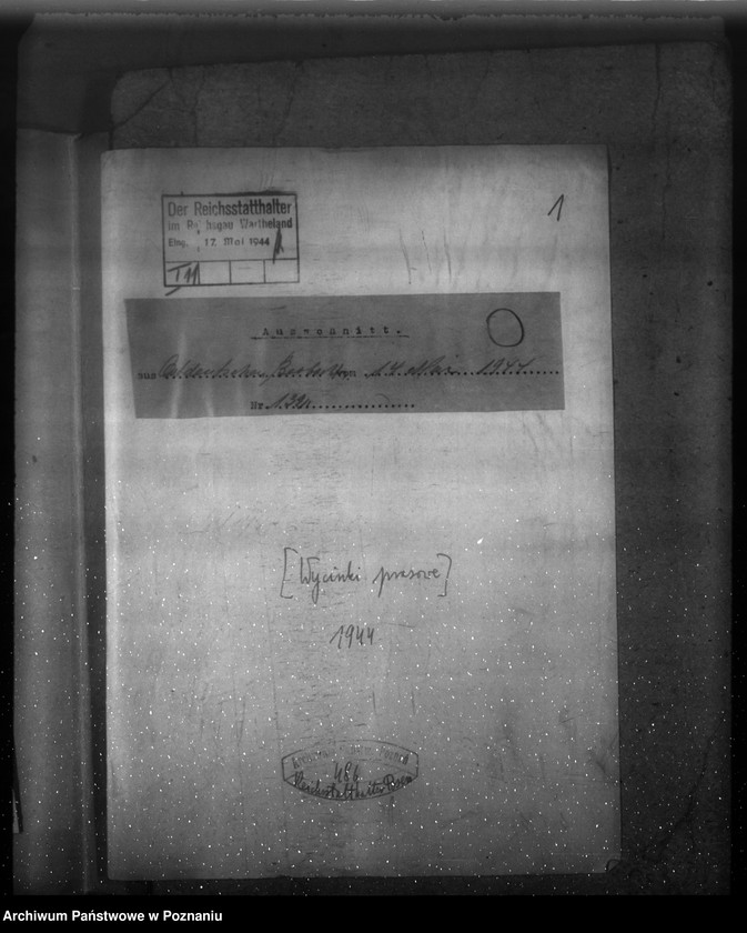 Obraz 4 z jednostki "Wycinki prasowe dotyczące Kraju Warty"