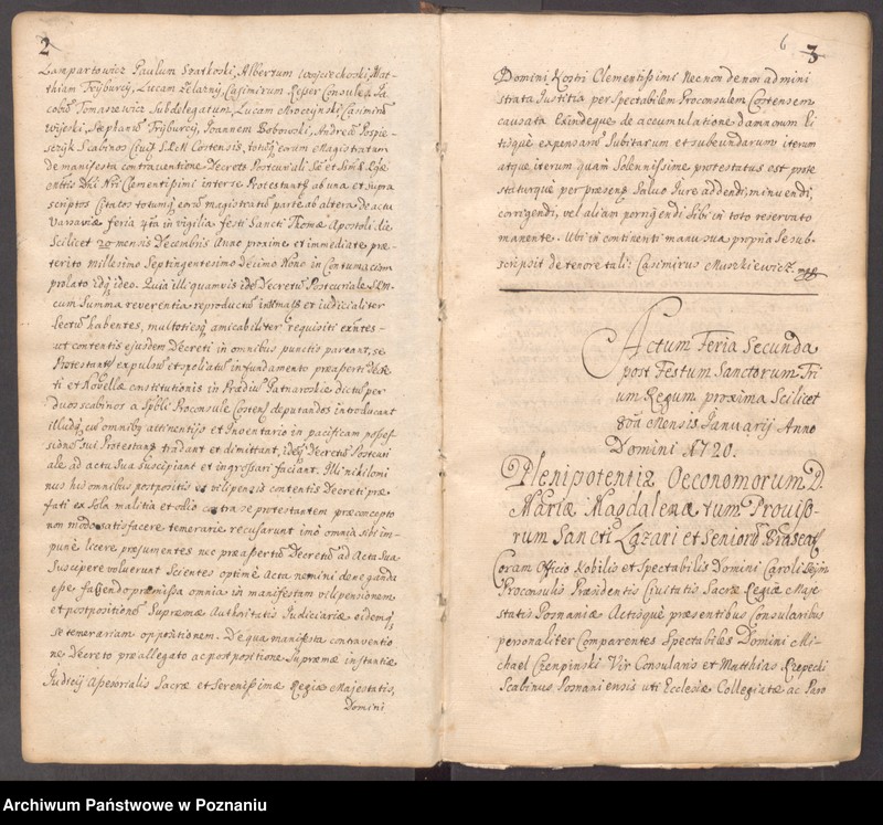 Obraz 6 z jednostki "Acta consularia civitatis SRMtis Posnaniae."