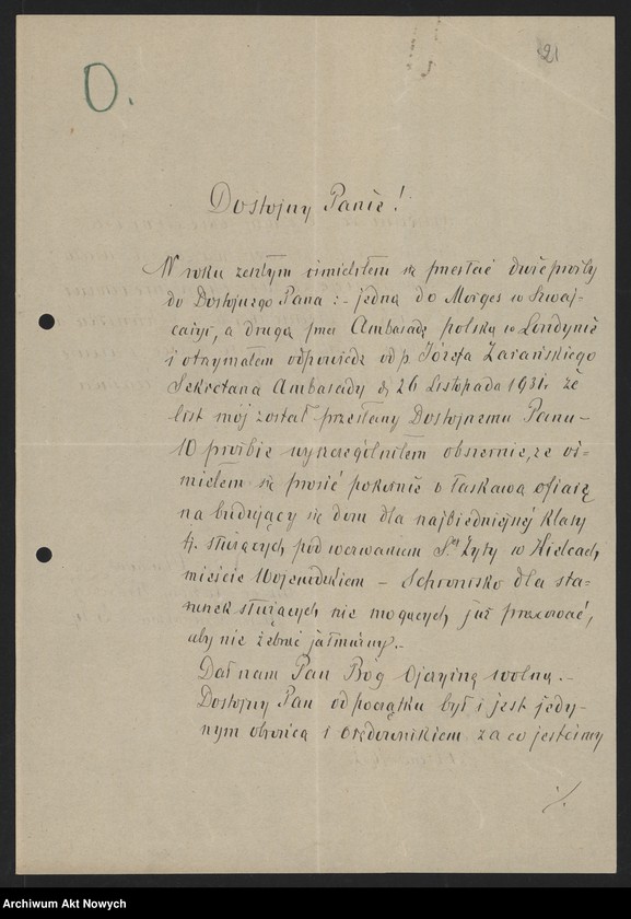 Obraz 17 z jednostki "Obuchowicz Br. (ks., prałat Katedry Kieleckiej, prezes Stowarzyszenia Katolickich Służących św. Zyty); Załączniki: a) Książka Członka i Statut Stowarzyszenia (druk); b) 1 fotografia; L.7"