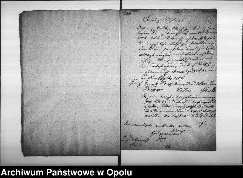 Obraz 8 z jednostki "Acta generalia von Geistlichen und Kirchlichen Angelegenheiten zu Oppeln"