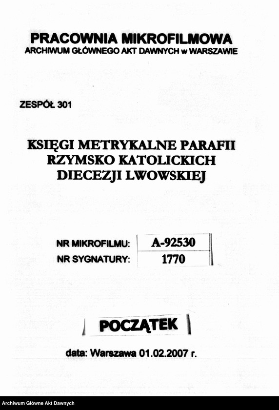 image.from.unit.number "Parafia: Łopatyn. Dekanat: Busk. Kopie z ksiąg metrykalnych ur., śl., zg. dla całej parafii (miasto Łopatyn i wsie)."