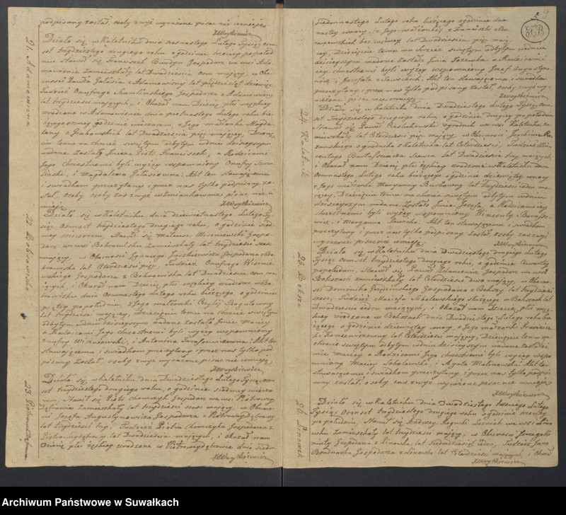 image.from.unit.number "Duplikat Aktów Urodzonych Zaślubionych i Umarłych w Parafii Kaletnickiey Roku 1832"