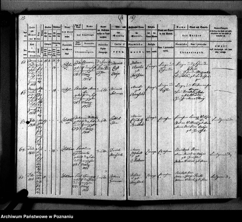 image.from.unit.number "Duplikat der Getauften, Getrauten, Verstorbenen"