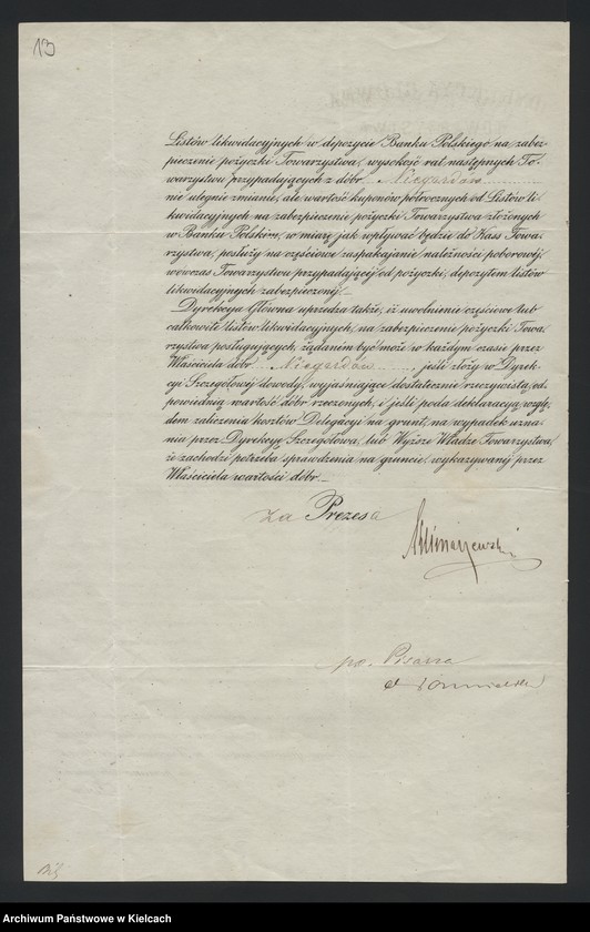 image.from.unit.number "Niegardów. Towarzystwo /Zaciągnięcie pożyczki/"