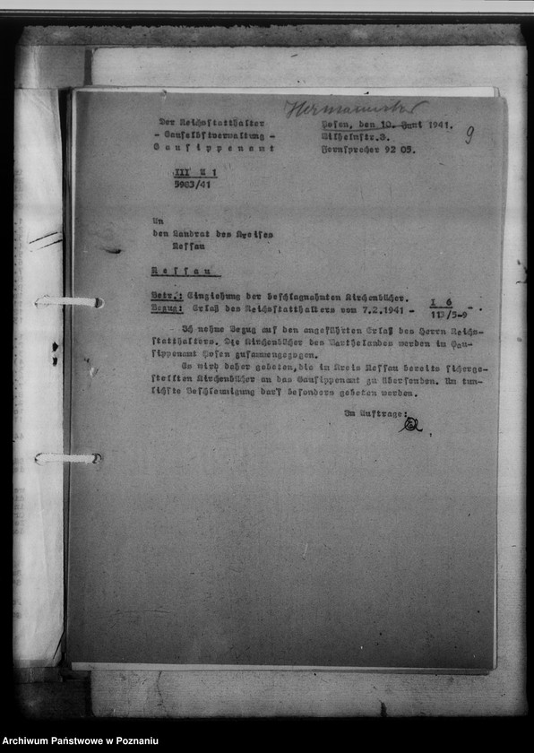 Obraz 14 z jednostki "Einziehungsprotokolle [ksiąg kościelnych] Kreis Hermannsbad [Ciechocinek powiat Aleksandrów Kujawski, województwo bydgoskie]"