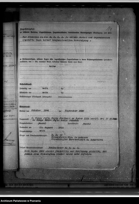 Obraz 18 z jednostki "Bewerbungen um Anstellung"