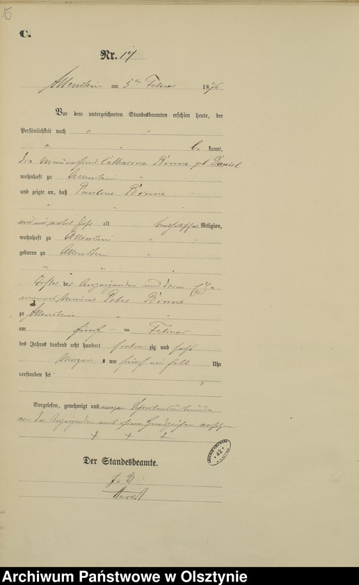 image.from.unit.number "Sterbe-Haupt-Register Nr 1 - 188"