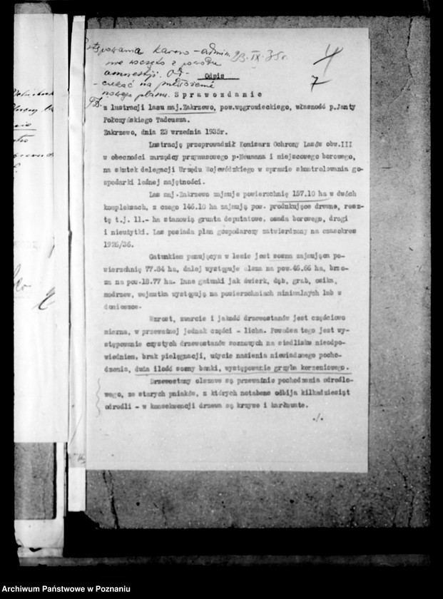 Obraz 11 z jednostki "Majętność leśna Zakrzewo powiat wągrowiecki"