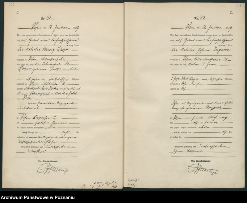 Obraz 19 z jednostki "Księga miejscowa zgonów tom I [Rejestr główny zgonów]"