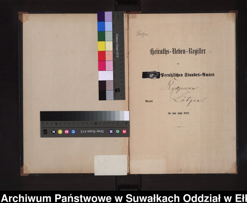 image.from.unit.number "Heiraths-Neben-Register des Preussischen Standes-Amtes Rydzewen Kreis Loetzen"