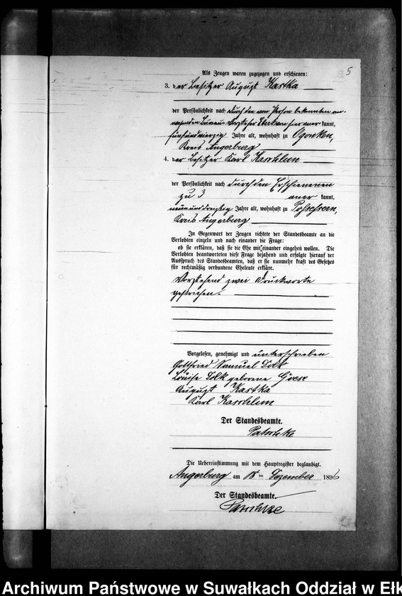 image.from.unit.number "Heiraths-Neben-Register des Preussischen Standes-Amtes Kehlen Kreis Angerburg"