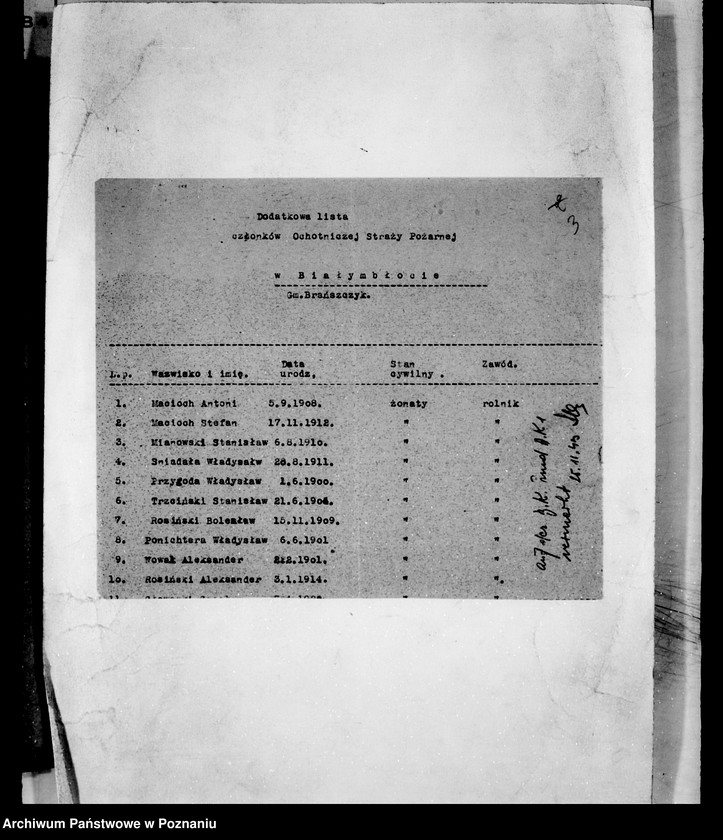 image.from.unit.number "Ewidencja personalna członków ochotniczych straży pożarnych w powiecie ostrowskim"