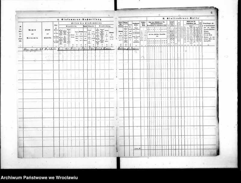 image.from.unit.number "Klassensteuerrolle nebst Eikommens - Nachweisung"