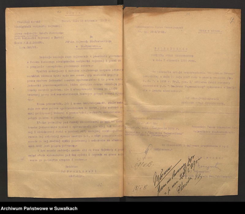 image.from.unit.number "[Korespondencja i zarządzenia dotyczące mutacji prasy lokalnej]"