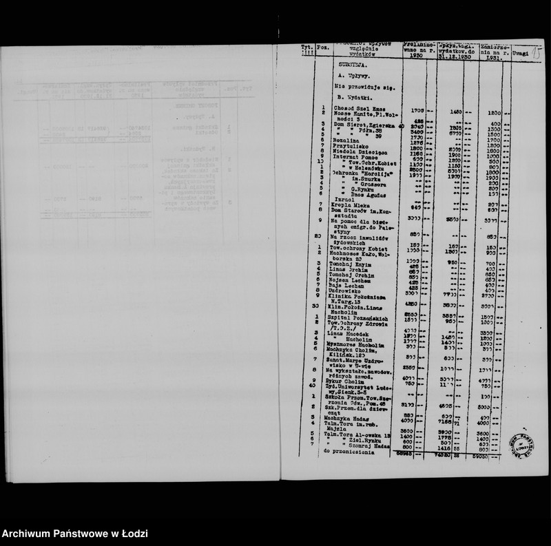 Obraz 18 z jednostki "Zamierzenia skarbowe na rok 1931"