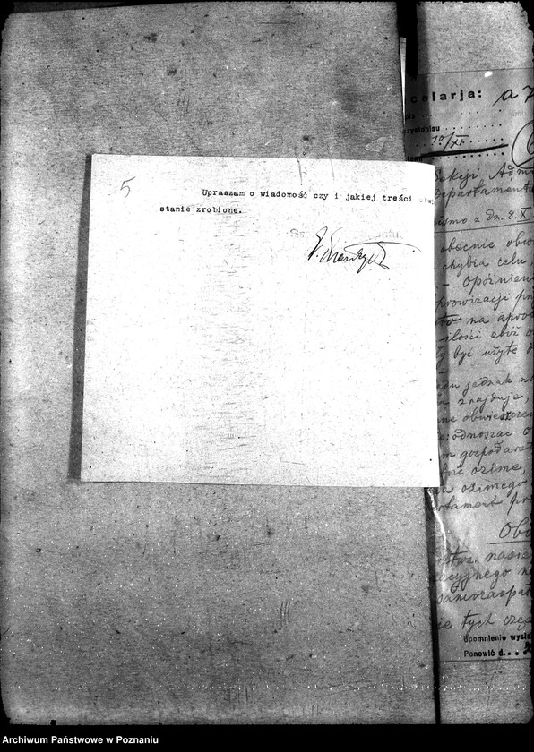 Obraz 9 z jednostki "Sprawy ogólno-administracyjne Zboże siewne"