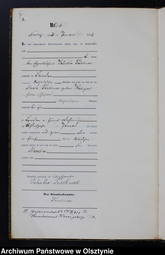 image.from.unit.number "Geburts-Haupt-Register Nr 1 - 121"