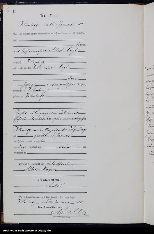 image.from.unit.number "Sterbe-Neben-Register Nr 1 - 62"