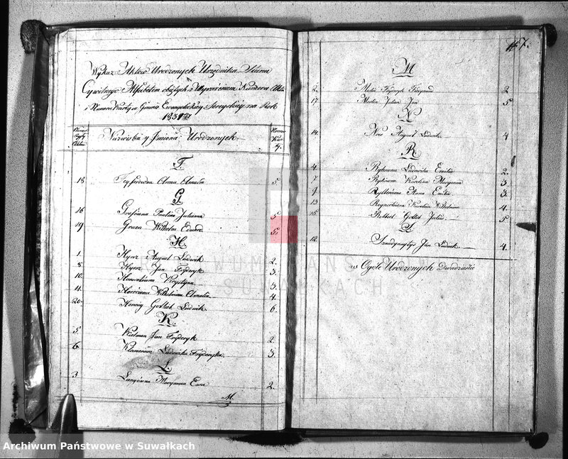 image.from.unit.number "Księga Duplicat Aktów Urodzonych, Zeszłych i Zaślubionych Proboszcza i Urzędnika Stanu Cywilnego Parafii Ewangelickiey Sereyskiey na Rok 1831-szy Sporządzony"