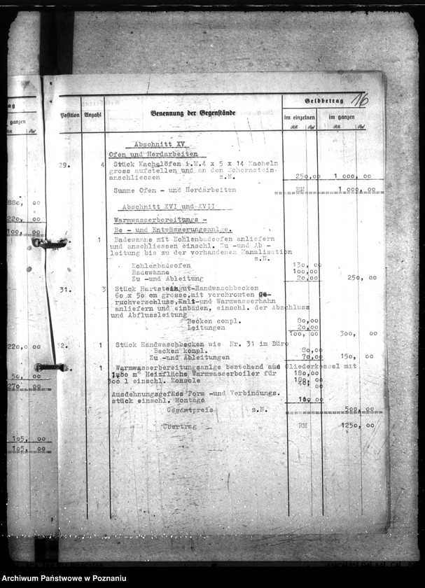 Obraz 20 z jednostki "Dienststellen der Polizei, Waffenmeisterei in Leslau"
