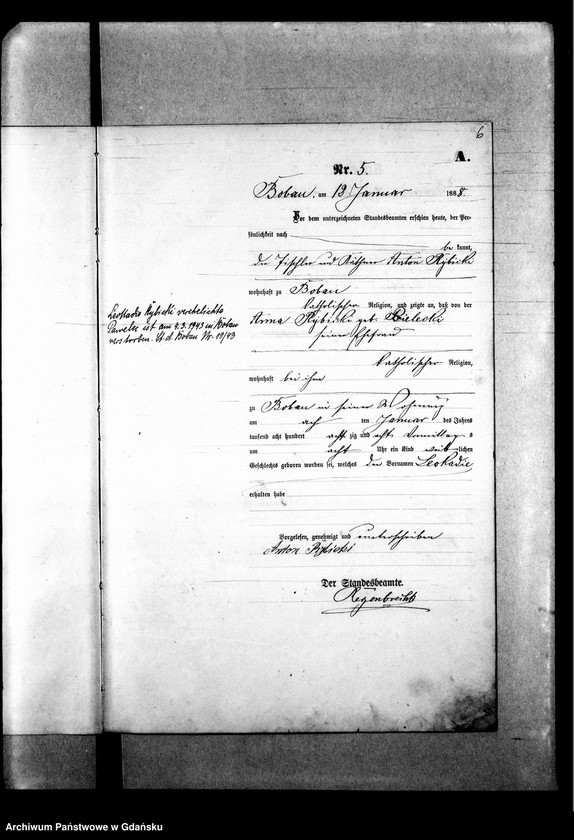 image.from.unit.number "Księga urodzeń "
